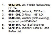 Jet: Fluidix Reflex Assy SS &