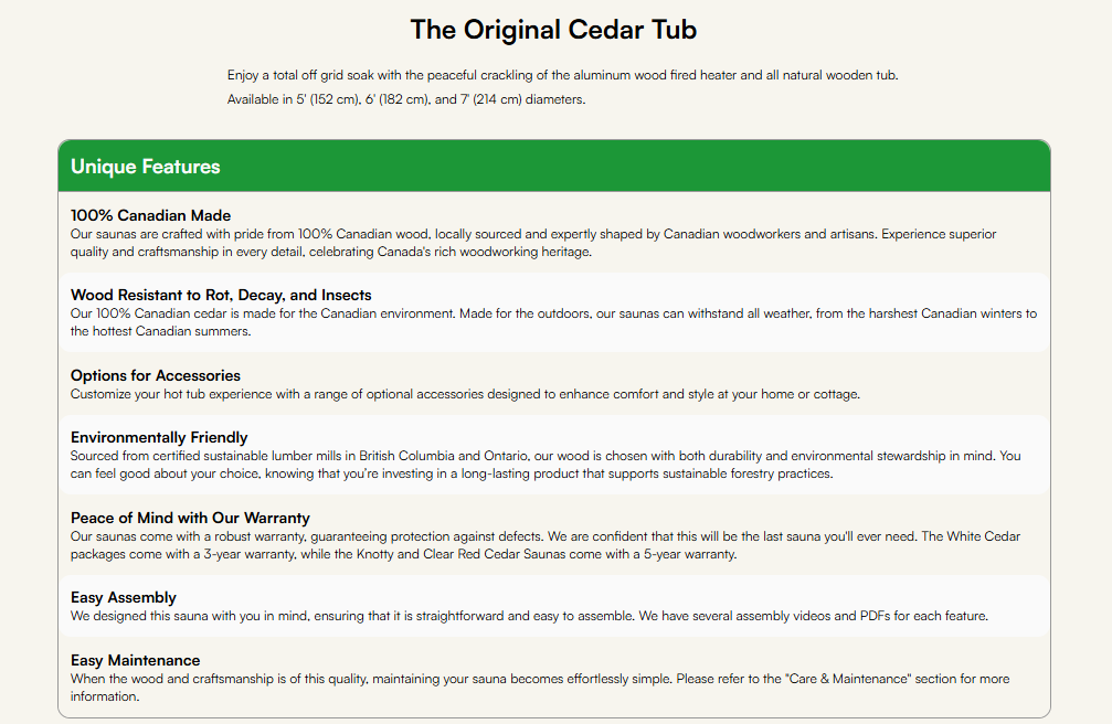 The Original Cedar Hot Tub 5&