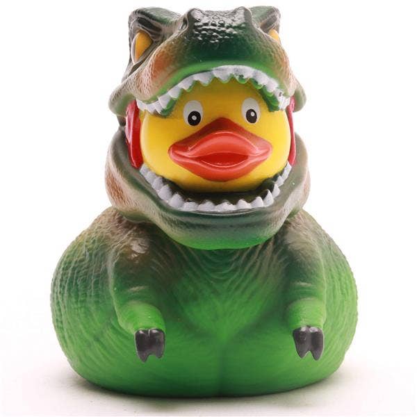 T-Rex Bath Duck - green - Rubber Duck