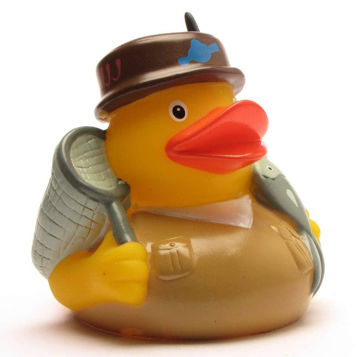 Fisherman rubber duck