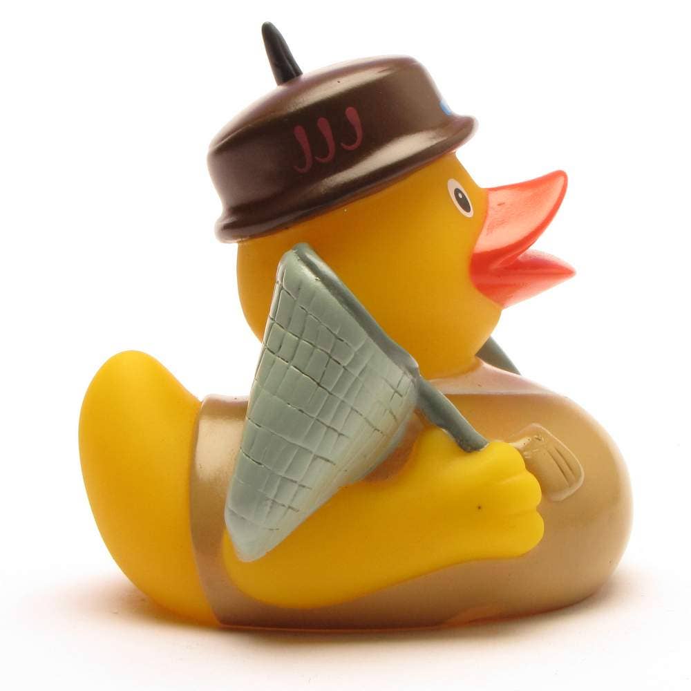 Fisherman rubber duck
