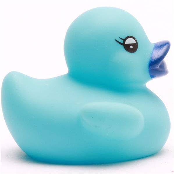 Mini rubber duck - blue