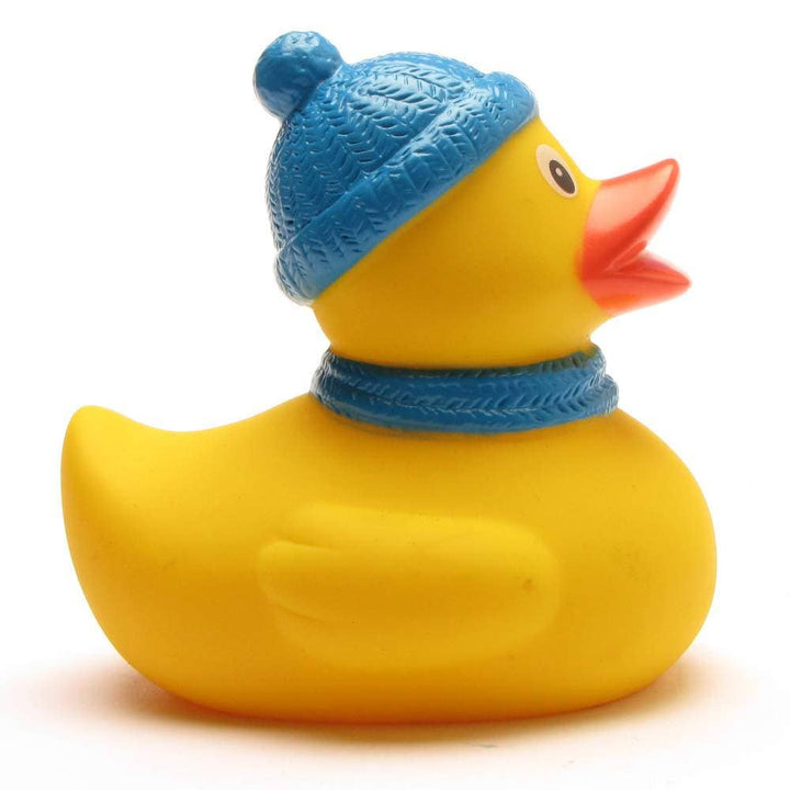 Winter rubber duck