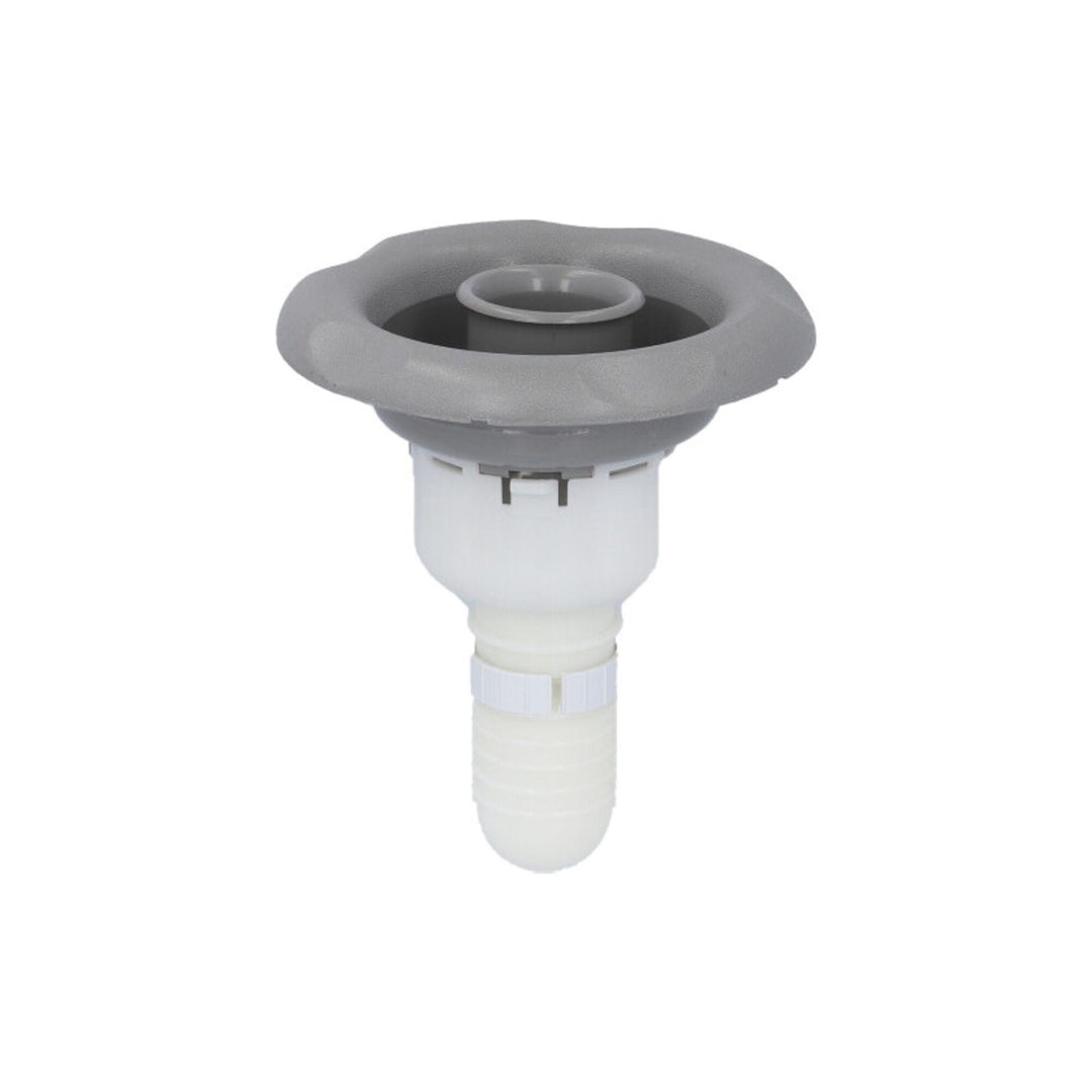 Sundance® / Jacuzzi® DST Turbo Whirlpool Jetface (5″ Stainless/Gray) – Part 