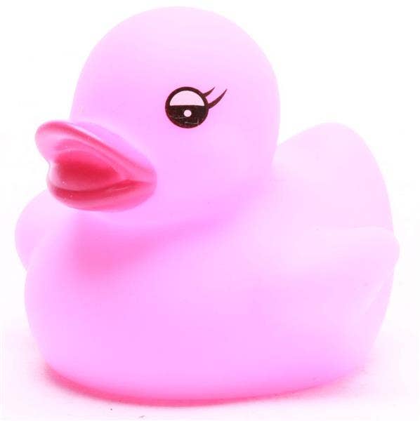 Mini rubber duck - pink