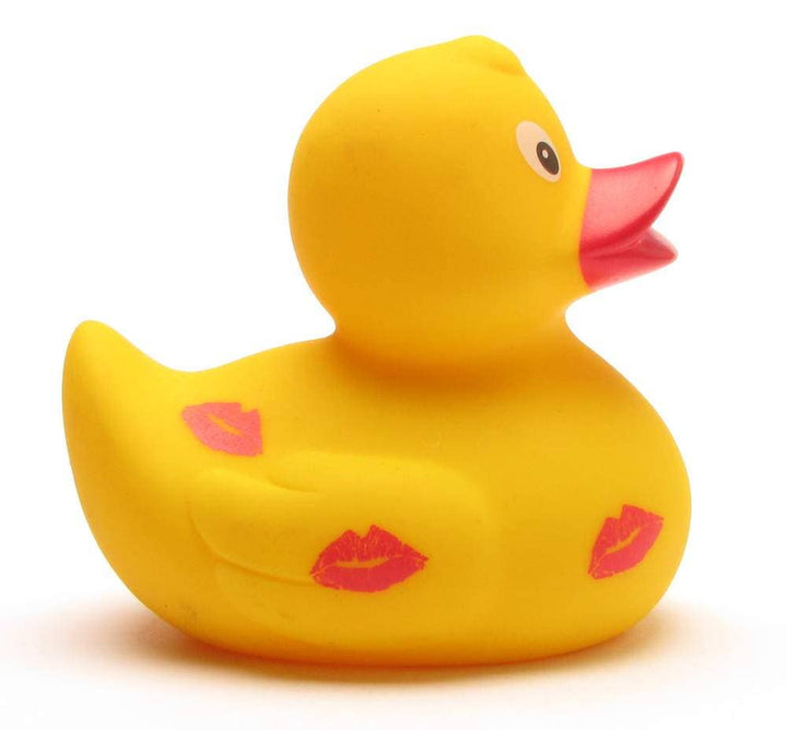 Rubber duck kiss mark