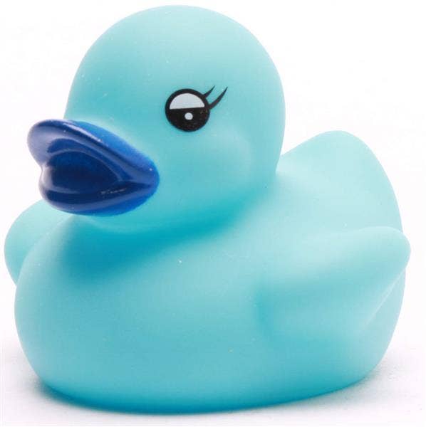 Mini rubber duck - blue