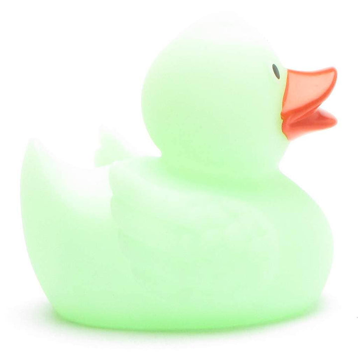 Glow-in-the-dark rubber duck - green