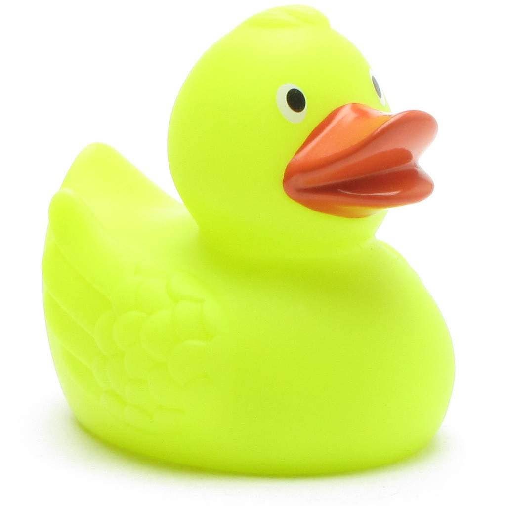 Magic Duck rubber duck with UV color change - yellow to green