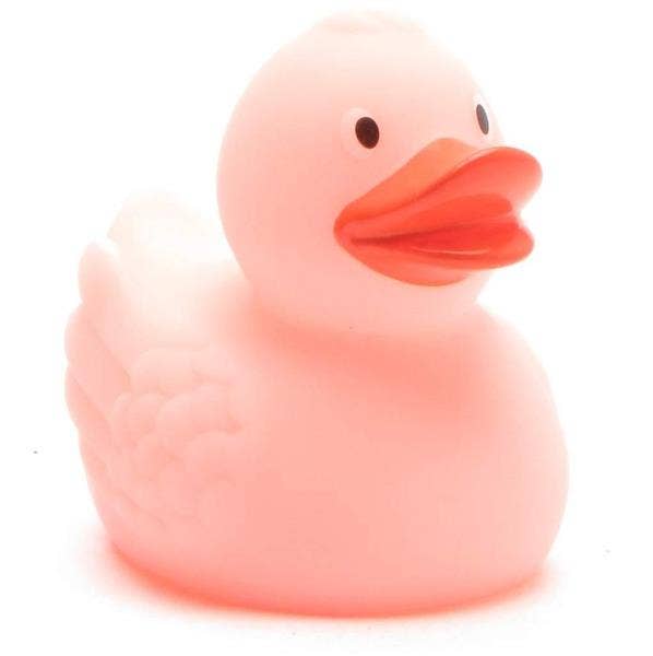Glow-in-the-Dark Bath Duck - Pink