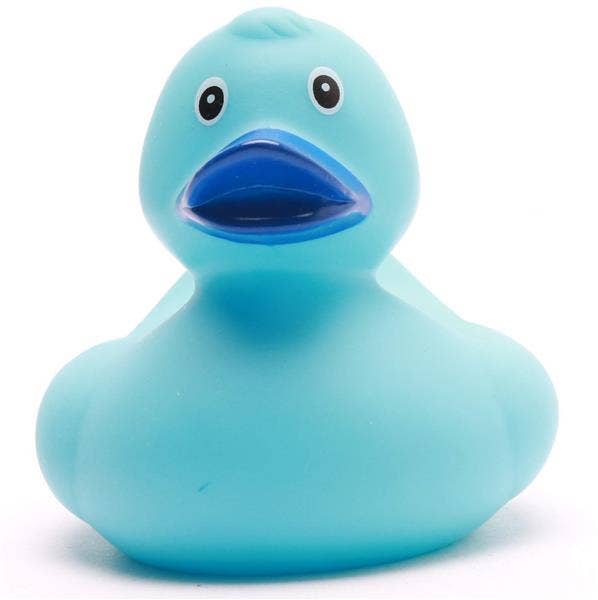 Light blue rubber duck