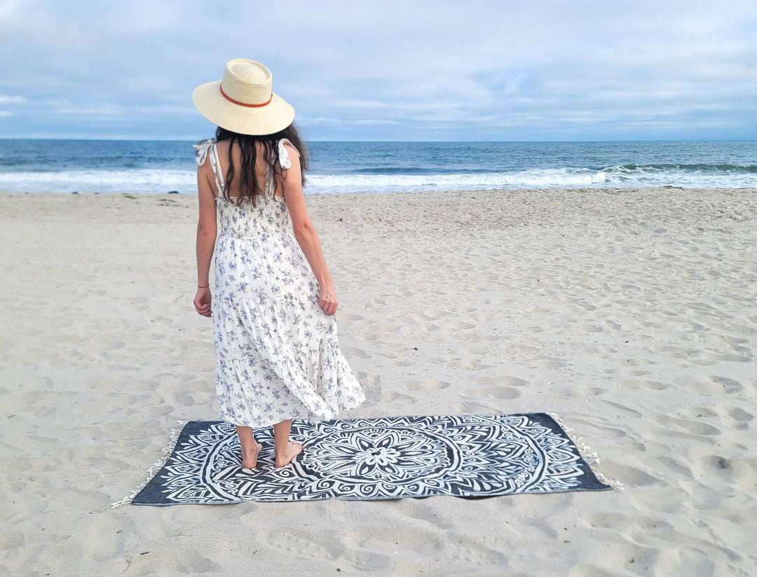 Luxury Mandala Turkish Cotton Towel