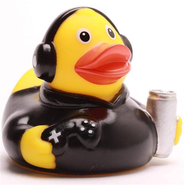 Gamer rubber duck