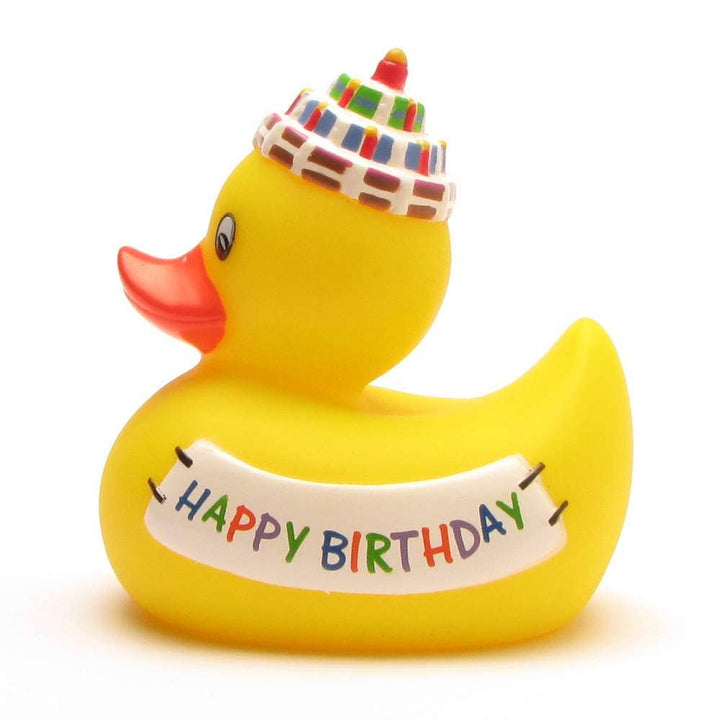 Rubber duck "Happy Birthday"
