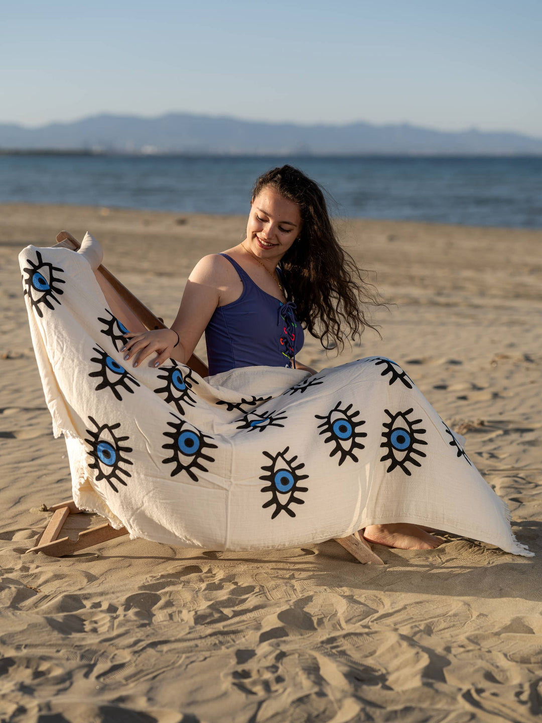 Evil Eye Turkish Cotton Towel