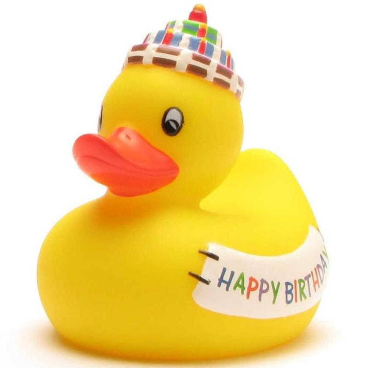 Rubber duck "Happy Birthday"