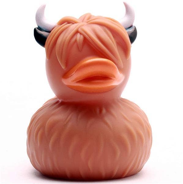 Highland Cow Rubber Duck