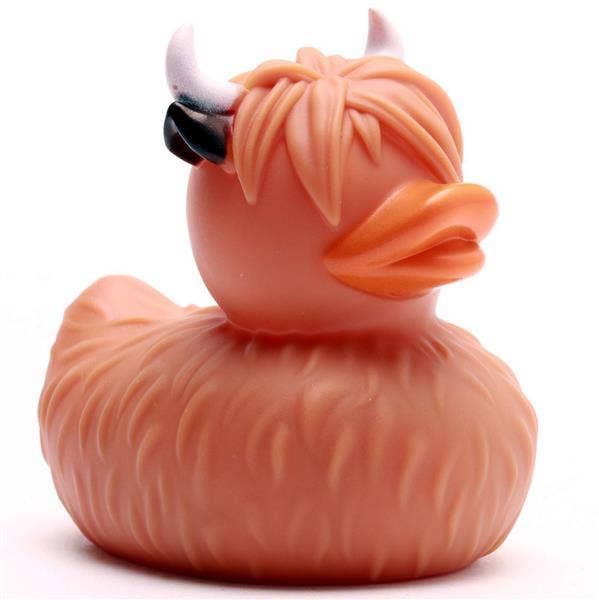 Highland Cow Rubber Duck