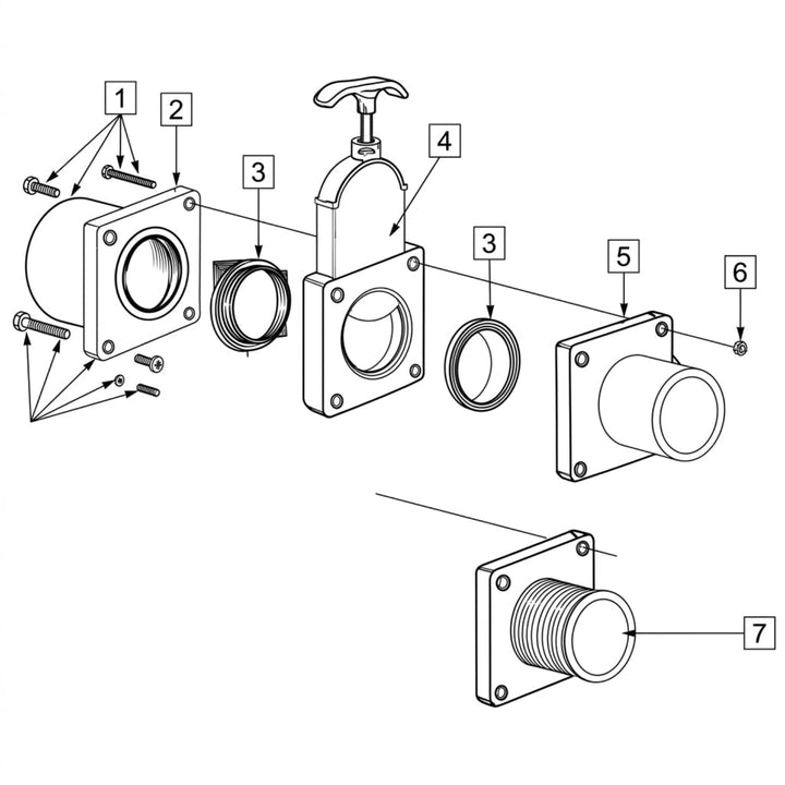 1.5" O-Ring Replacement Kit for Praher Gate Valve (Set of 2)