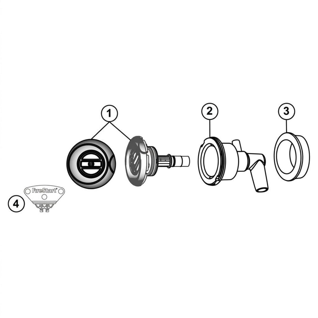 Jetback: Vortex III Grommet 2024+ 780 series Mini Vortex / Fluidix Reflexjet