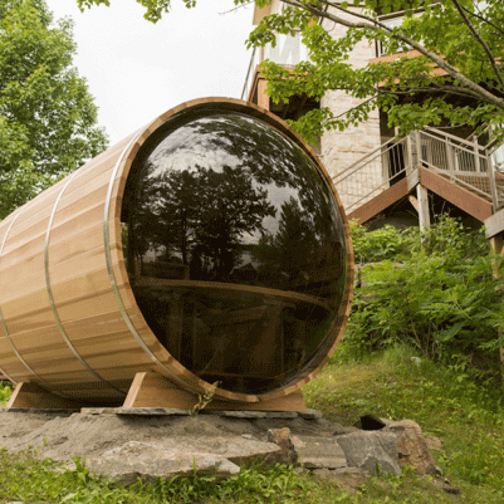 Panoramic Barrel Saunas