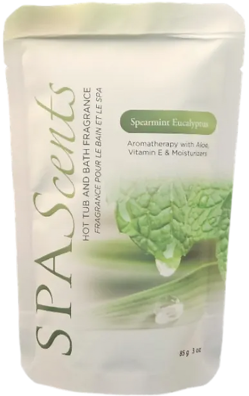 SpaScents 85g Crystal Pouch Spearmint Eucalyptus